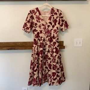 Size 2 Gal Meets Glam Midi Dress, NWT